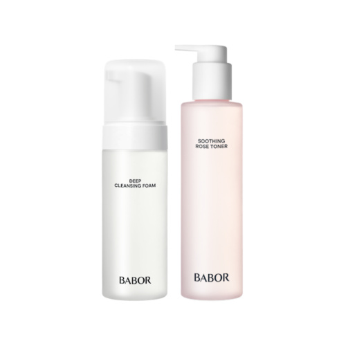 Babor Deep Cleansing Foam & Soothing Rose Toner Set