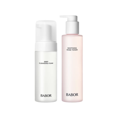 Babor Deep Cleansing Foam & Soothing Rose Toner Set
