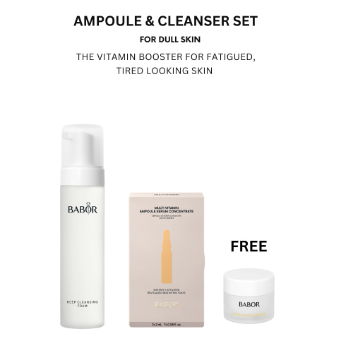 Ampoule & Cleanser Set  for Dull Skin