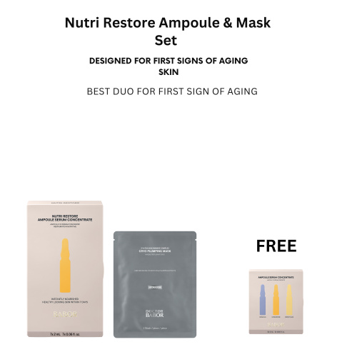 Nutri Restore Ampoule & Mask Set for First Signs of Aging Skin